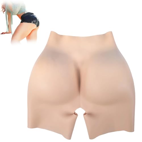 Faux cul silicone entrejambe ouvert pour travestis et femmes gaine fesse hanche