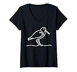 Photo Gallery donna line art bird & ornithologist - acchiappasogni maglietta con collo a v Photo Gallery donna line art bird & ornithologist - acchiappasogni maglietta con collo a v
