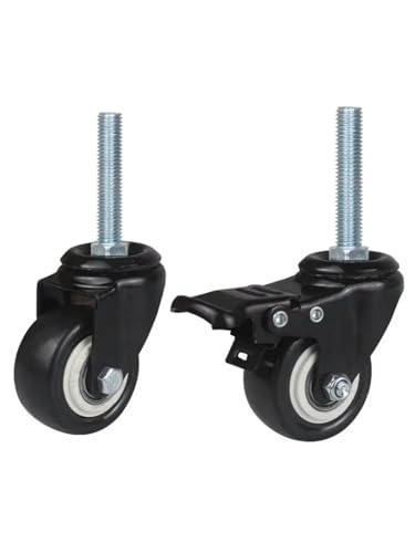 Roulettes pivotantes anti-trace pour stopper les vibrations d'établi - 3