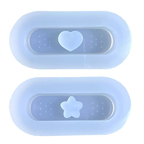 Resin Shaker Mold,Reusable Cute Silicone Quicksand Mould for DIY Crafts Making
