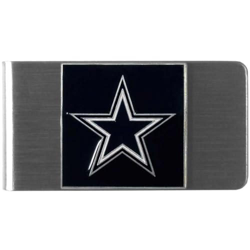 NFL Siskiyou Sports Mens Dallas Cowboys Steel Money Clip One Size Team Color