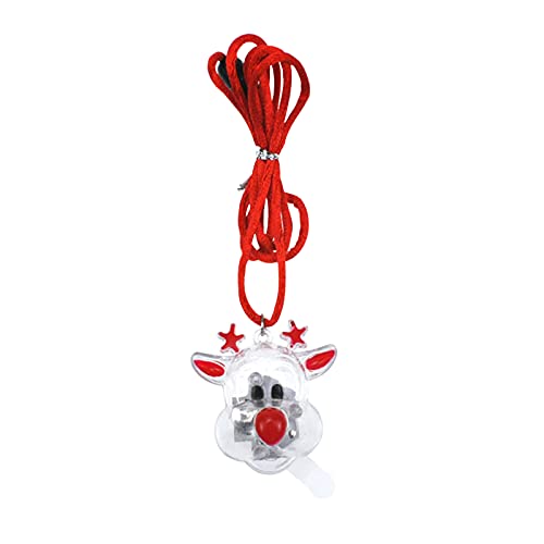 Collier de Noël clignotant lumineux avec 3 modes d'éclairage LED pour fête