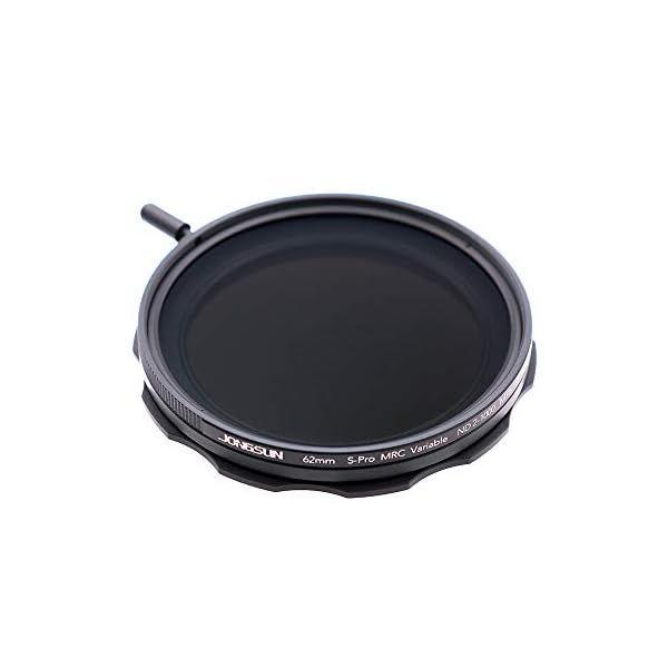 JONGSUN Variable ND Filter 62mm, S-Pro HD MRC 16-Schicht Nanobeschichtung, ND2-ND1000, Kameraneutraler Dichtefilter – Bild 5