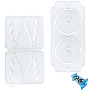 5 Pcs Siliconen voerbakvorm, Bakvormen van siliconenhars, DIY siliconen voerbak houder mallen voor kleine honden en katten Jasufud