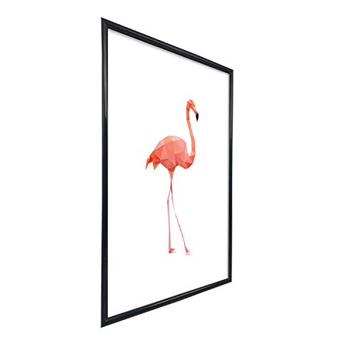 Idecorelife Frameology 1 Pc 12 X 18 Inch Black Poster Frame - Large Size Picture Frame - Wall Hanging Decorative Display - Modern Smooth Wooden Finish Pack Of 1 12X18 Frames #TOP2