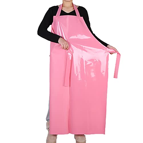 Elebox Waterproof Oil Proof Bib Apron Utility Apron Chemical Resistant Apron With Sleeve Work Apron Ultra Lightweight #TOP2