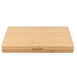 Salter BW13307EU7 Bamboo Chopping Board – Large Wooden Cutting Butchers Block, Thick Heavy Duty Board For Carving Meat, Slicing Vegetables, Cheese Platter Charcuterie, Reversible, FSC®-Certified, 40cm
