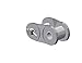 Senqcia Ultra-Max 40CRPUMOL SENQCIA 40CRP Chrome Hardened Pin Offset Link Cotter Pin Type ASME/ANSI Standard Roller Chain, Single Strand, 1/2" Pitch (Pack of 5)