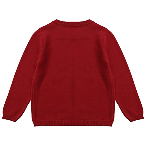Girls Knitted Cardigan Sweater Kids Long Sleeve Button Cotton Uniform Sweaters Spring Autumn Knitwear4