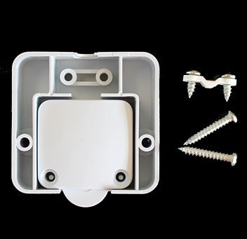 Push-To-Break Door Switch white by Truhenschalter