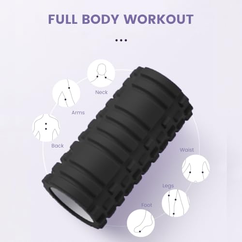 Miniatura 2 de Magic Select Rodillo De Masaje Muscular. Fitness Rodillo De Espuma. Eva Foam Roller. Aliviar El Dolor, Entrenar Los Músculos, Masaje De Espalda, Piernas. 33 X 14 Cm