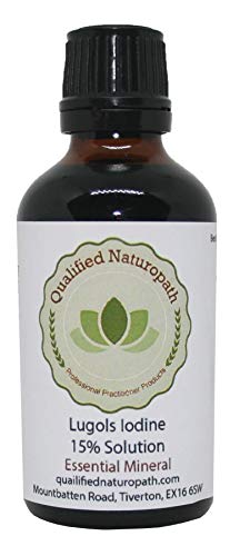 Lugols Iodine Solution 15% - 50ml - with Dripper/Dropper Top