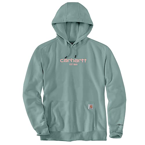 Carhartt Herren Kapuzenpullover Lightweight Logo Graphic, Farbe: Blue Surf,...