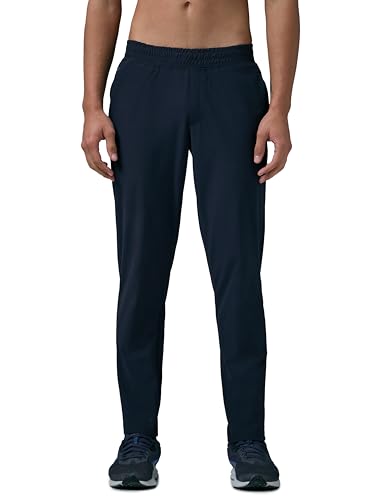 Image of TECHNOSPORT Men's Regular Fit Mid Rise Solid Plus Size Trackpants with Quick Dry, Anti Microbial, SPF50+ for Regular and Sports Use
