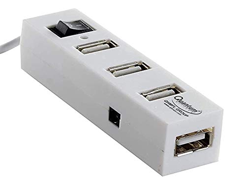 QUANTUM HI-TECH QHM6660 4-Port 480Mbps Hi-Speed USB Hub with Power Switch