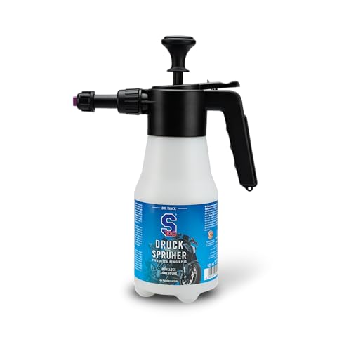 Dr. Wack - S100 Drucksprüher (leer) 925 ml I Sprühflasche für Motorradreiniger I Drucksprühflasche für hochwertige Motorrad Reinigung I Made in Germany