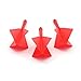 CUESOUL ROST Integrated Dart Shaft and Flights Medium,Red Diamond Shape,Set of 3
