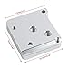 KMULOJYH for Racing for Car Billet Aluminum K-Series for Iacv Rotation Plate Fit for Throttle Body K20 K24 for Swap Silver