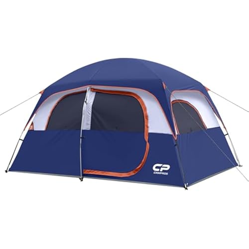 CAMPROS CP Upgraded 6/8 Person Camping Tents, Waterproof Family Tent