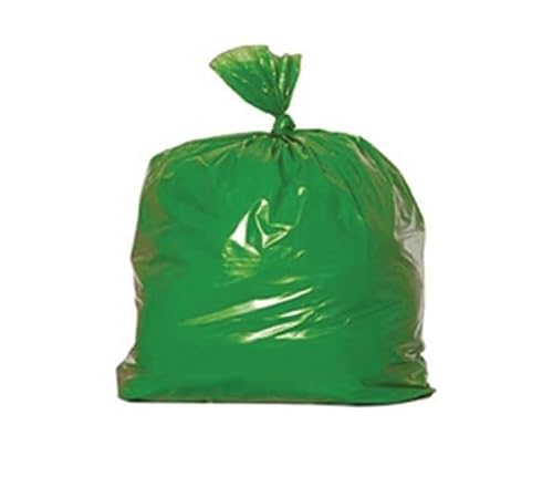Regal Polythene Green Refuse Sacks Strong Resistant Waste Bags 90L Capacity Multiuse 200 Bags (4X50)