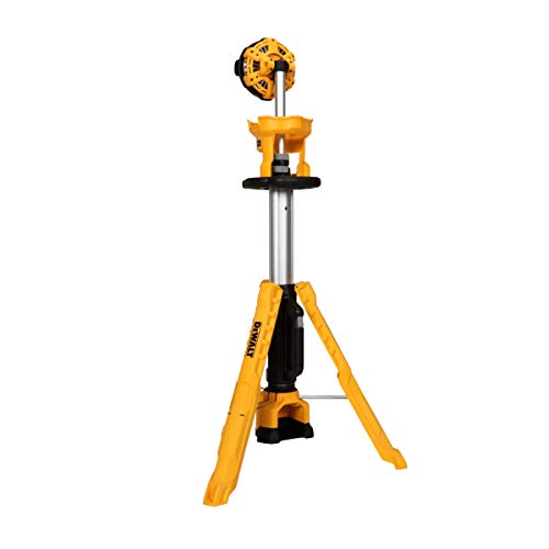 DEWALT 20V MAX LED Work Light, Tripod Base, Tool Only (DCL079B)