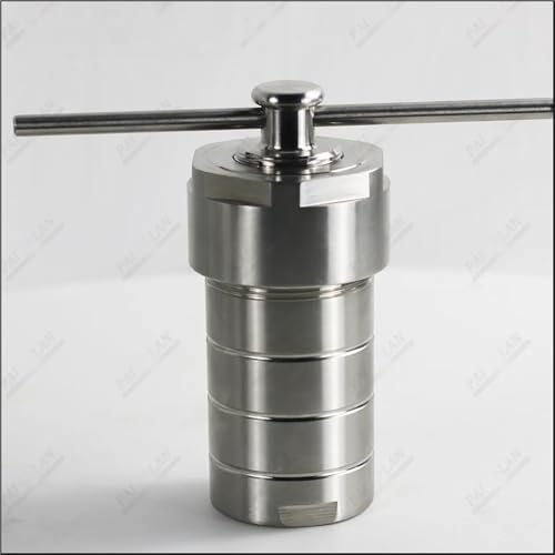 Hydrothermal Synthesis Reactor Stainless Steel high-Temperature and high-Pressure Reactor Digestion Tank 150ML(150ML PTFE Lining)