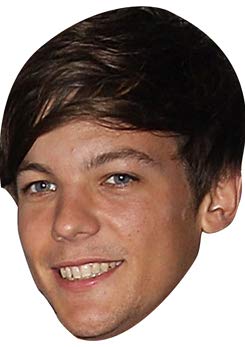 FoxyPrinting Louis Tomlinson 2 One Direction Celebrity Cardboard Party Face Mask Fancy Dress