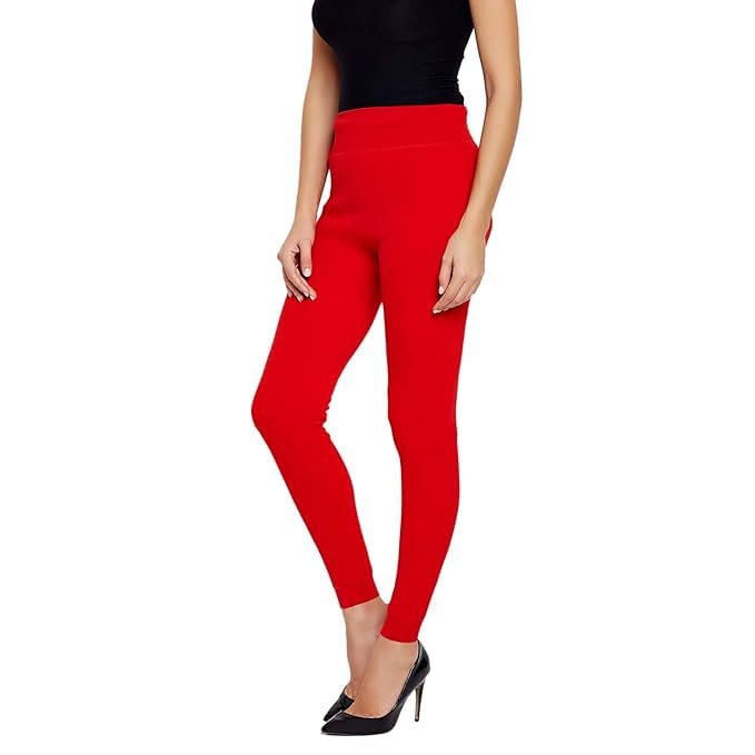 Image of Brachy Women's Free Size Legging (BCA FURLEG0X8 Free Size Red Red Size: Free Size)