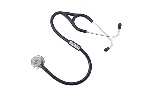 Image of THROB-SS|| VERSATILE ADULT AND PAEDIATRIC 2-SIDED CHEST PIECE|| ANODIZED ALUMINIUM HEADSET WITH COMFORTABLY ANGLED (Blue)