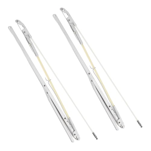 VALICLUD 2 Stück Schirmrohrsockel Ersatzteile Schirm Ersatzstange Sonnenschirm Ersatzteile Taschenschirm Zubehör Schirmrippe Zur Reparatur Von Taschenschirm Teilen Silber