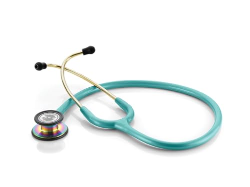 ADC Adscope 608 - Stetoscopio clinico con testina convertibile - Caraibi metallici iridescenti