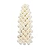 Produktbild Haarschmuck/Dorical Damen Hochzeit Haarspange Braut Gold Perlen Schleife Glitzer Accessoires/Geburtstags Geschenk Party Zubehör Großer Spitzer Clip für Mama Frauen Mädchen(B)