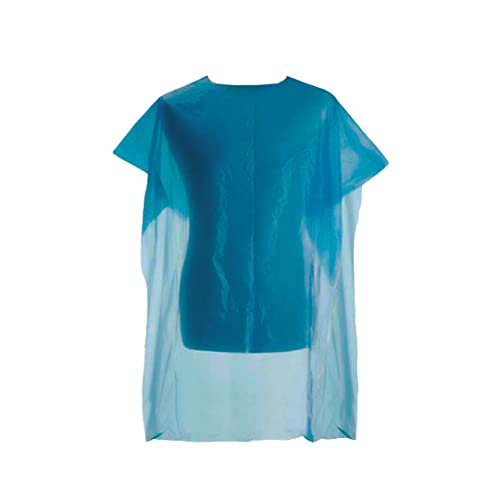 Capa de tinte desechable en polietileno, caja de 1000 unidades (Azul)