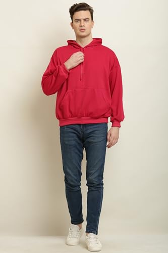 Image of Fleece Oversized Fit Pocket Hoodie for Men Small to 10xl