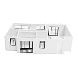 Solution de bricolage complète : ce kit de matériaux de modèle architectural de table de sable assemblé à la main comprend les composants nécessaires à la fabrication de modèles, éliminant ainsi les achats supplémentaires et garantissant un processus créatif transparent, kit de maison miniature de bricolage, kit de modèle d'appartement