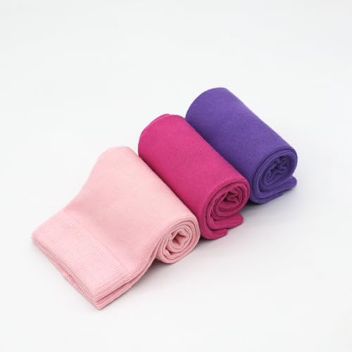 Image of Womens Viscose Bamboo Crew Socks Thin Casual Ultra Soft Colorful Above Ankle Socks Breathable Comfortable 3 /6 Pairs