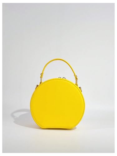 Verdusa Women's Y2K Lemon Crossbody Bags Top Handle PU Leather Shoulder Handbags2