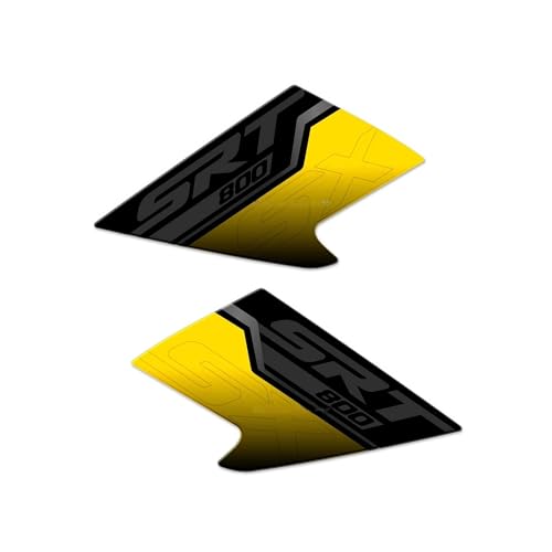 Traction Pad gaz réservoir de Carburant pour QJMotor SRT 800 SX 2024 Kit D'autocollants De Protection Réservoir Carburant Latéral Moto