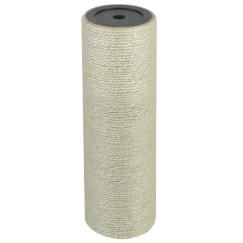 vidaXL Tiragraffi per Gatti 8x25 cm 10 mm Beige Gioco per Gatti Felini Mici
