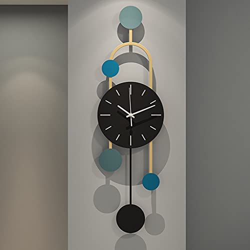 Reloj de pared silencioso diseño moderno metálico miniatura 5