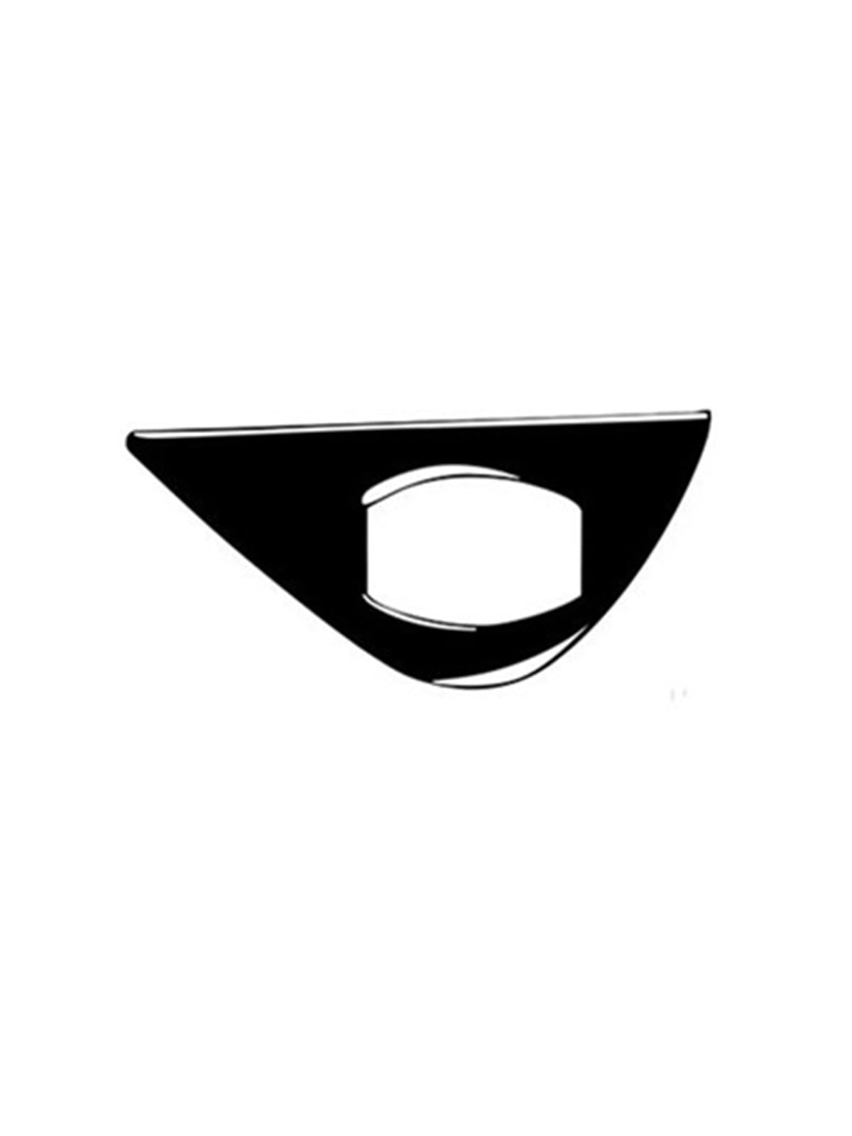 Button Trim Compatible with BMW 6 Series E63 E64 2004-2010 Piano Black Stickers for Car Dashboard Center Console Gear Shift Panel and Air Vents(Type 23)
