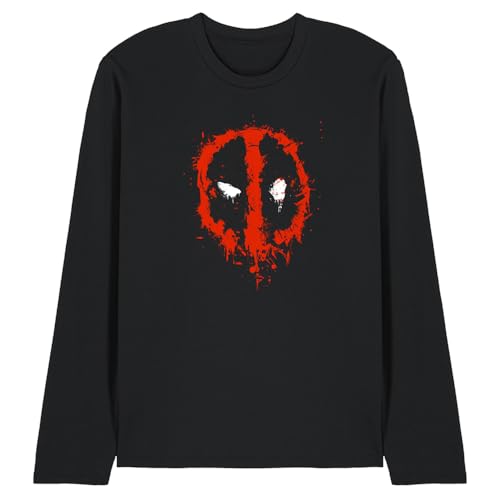 T-Shirt Deadpool à Manches Longues Idéal pour Vos Soirées Marvel