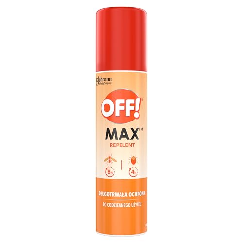WYŁĄCZONY! Max Przeciw Komarom i Kleszczom w Sprayu, Ochrona aż do 8 Godzin, 100 ml