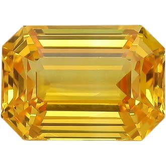 Saphir jaune précieux 15,25 Ratti en argent le cadeau idéal pour marquer un moment unique