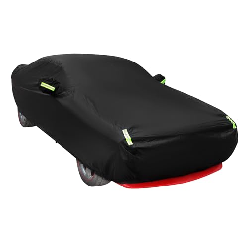 Image of for Challenger Car Cover Waterproof All Weather Full Car Covers Compatible with Dodge Challenger 2010-2024 Black