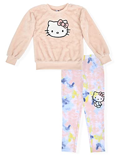 Ensemble Hello Kitty 2 pièces fille vêtement chaud en Sherpa pour l'école et les loisirs