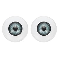PATIKIL 24mm Occhi per Bambole, 1 Paio Occhi Acrilici Realistici Mezzi PATIKIL 24mm Occhi per Bambole, 1 Paio Occhi Acrilici Realistici Mezzi