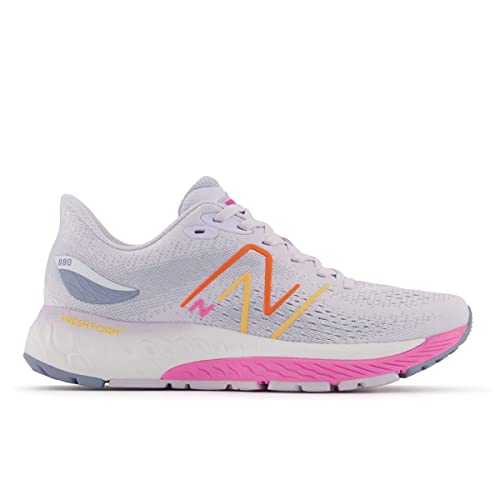 Image of New Balance Women's Fresh Foam 880 V12 Running Shoe, Libra /Vibrant Pink, 9.5 Medium