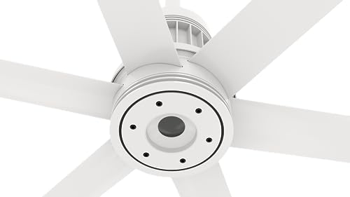 Image of Big Ass Fans i6 72 inch Smart Indoor Ceiling Fan, SenseMe Technology, High Airflow Modern Ceiling Fan, WiFi App Control, White