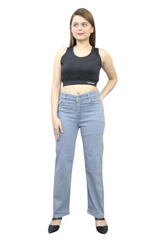 Tannum Sands Spandex Straight Fit Regular Jeans for Womens and Ladies